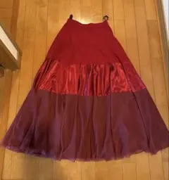 中古】フラメンコ 練習用ファルダ ブラウン アトリエ貴美恵 - メルカリ
