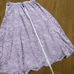 お出かけで華やぐ❣️これ1枚で勝利❣️藤色のレースが美しい！お得なお値段です！のサムネイル