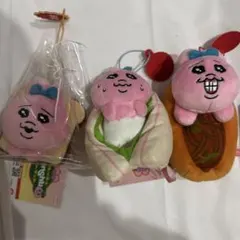 タグ有　フレッシュおぱんちゅマーケット 惣菜パンマスコット 全3種