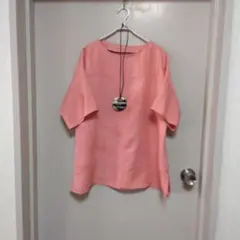 着物リメイク五分袖トップス