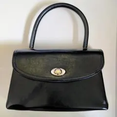 【極美品】ローリーズファーム 2WAY ハンドバッグ ショルダーバッグ 黒 金具