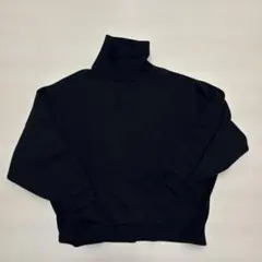 FREAK'S STORE オーバーサイズタートルネックトレーナー　ブラックのサムネイル