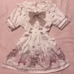 LIZLISA Many Hearts Afternoontea柄セットアップ