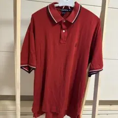 NAUTICA ポロシャツ レッド XL