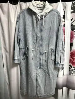 Bershka フード付きデニムジャケット S