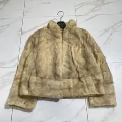 ラビットファー 黒ジャケット