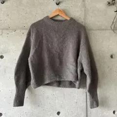 COS グレー アルパカミックス　ニット EUR XS