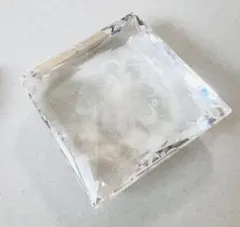 クリスタルガラス ペーパーウェイト 置物　4℃のサムネイル