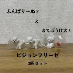 ふんばりーぬ 2 まてぼうけ犬 3 ビジョンフリーゼ 3匹セット