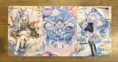 【非売品】 C107 初音ミク 特典イラストカード 3種