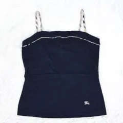 BURBERRY ノバチェック キャミソール ネイビー ホース刺繍のサムネイル