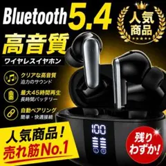【限定価格】Bluetooth5.4 ワイヤレスイヤホン 高音質　本日限定のサムネイル