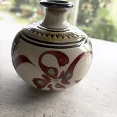 壺屋焼　花瓶　沖縄　やちむん