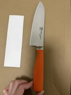 Victory 440 STAINLESS 三徳包丁 オレンジハンドルのサムネイル