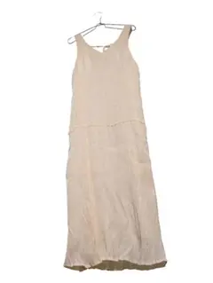 W CLOSET キャミワンピース しぼり加工　アイボリー M