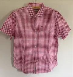 Napapijri 半袖チェックシャツ レッドのサムネイル
