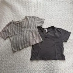 H&M ベビー トップス Tシャツ 2枚セットのサムネイル