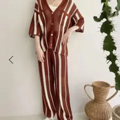 LOWRYS FARM メッシュニットセットアップ