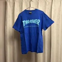 THRASHER Tシャツ 青 Mサイズ ユニセックス