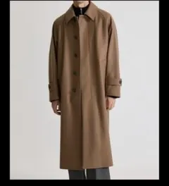 UNITED TOKYO 超撥水140Sステンカラーコート グレイッシュベージュ