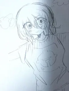 ファンアート　チェンソーマン　レゼ　手描きイラスト