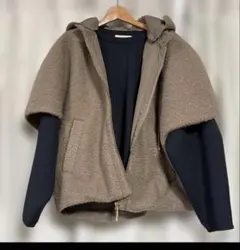 designaera バックフリルダンボールニットアウター人気完売デザイン 
