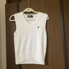 Polo by Ralph Lauren ホワイトベスト 130