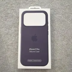 純正 新品未開封iPhone17pro シリコンケース パープルフォグ