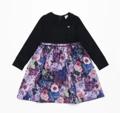 ANNASUI mini Blooming Garden総柄ドッキングワンピース