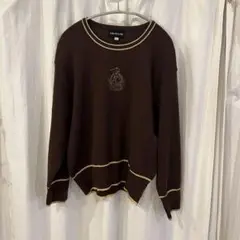 ECHO COLLECTION エンブレム　ニット