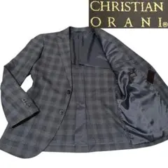 タグ✨️CHRISTIAN ORANI 麻 グレンチェック テーラードジャケットのサムネイル