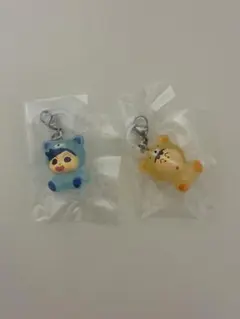 クレヨンしんちゃん めじるしアクセサリー みんなでくまパジャマ　2個セット