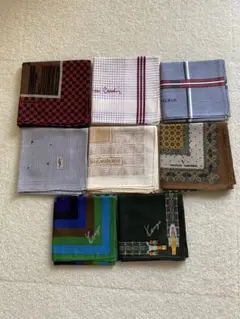 新品未使用 ブランドメンズハンカチ　 ８枚セット