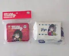 ミルキー×鬼滅の刃 冨岡義勇 ミニポーチ＆ミルキー缶　２点セット