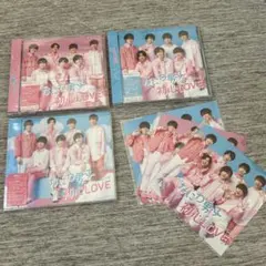 なにわ男子　初心LOVE 初回限定盤1、2 通常盤　3形態　特典付き