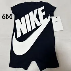新品　6M ナイキ　NIKE 半袖　ロンパース　ネイビー　カバーオールのサムネイル