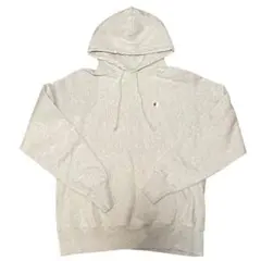 US規格　Champion リバースウィーブ オートミール　無地　目あり　青タグ