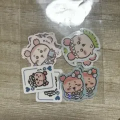 ちいかわ 古本屋 カニちゃん フレークシール ステッカー シール まとめ売り
