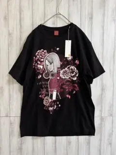 カ―ルヘルム黒色ウサギスィ―トプリントTシャツ - メルカリ