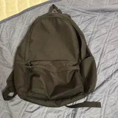 MUJI 無印良品 肩の負担を軽くする撥水リュックサック ブラックのサムネイル