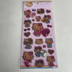 ハローキティキラキララインストーンシール日焼け