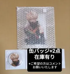 ヒロアカ 爆豪 勝己 アクリルフィギュア メガ 缶バッジ ヒーローバッジ