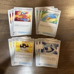 ポケモンカード　グッズ　4種　ダメージポンプ　いかついメット　まとめて売りのサムネイル