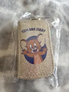 トムとジェリー キーケース カラビナ付き ジェリー キラキラ