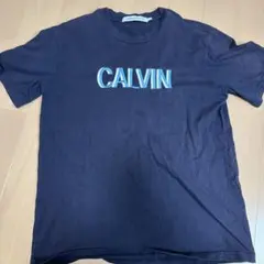 CALVIN KLEIN JEANS ネイビー Tシャツ S