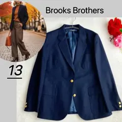 ブルックスブラザーズ★紺ブレ 金ボタン ウール 2B テーラードジャケット