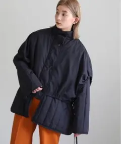 【select MOCA】レイヤードキルティングジャケット