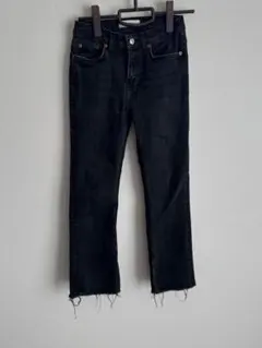 ZARA ザラ ブラックフレアデニム ジーンズ S