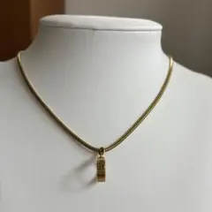 ANNE KLEIN Yライン ゴールドカラー ネックレス #104