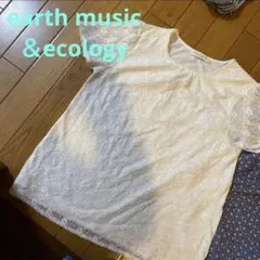 レース半袖　アースミュージックアンドエコロジー